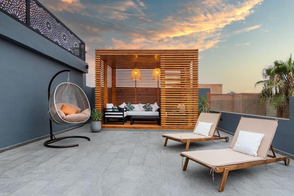 Appartement Cosy Au Coeur De Marrakech Avec Piscine Марракеш Экстерьер фото